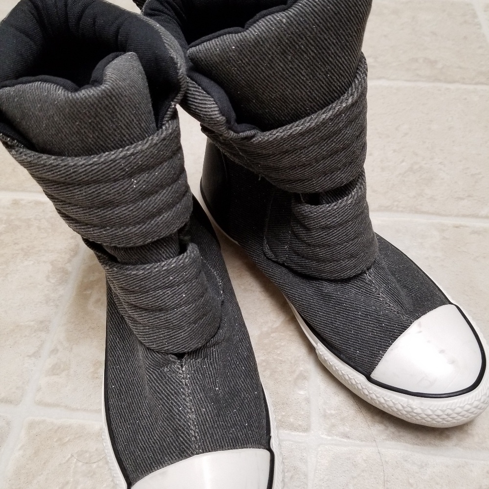 Arnold Palmer gray glitter women boots - Picture 3 of 6